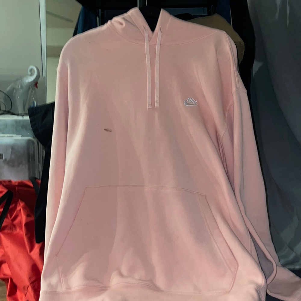 Baby Pink Nike Hoodie